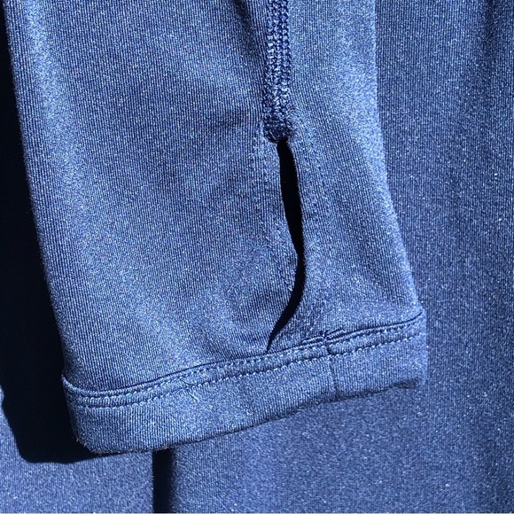 Nike Dri Fit Element Quarter Zip Women’s small Navy Warm up Top S - Picture 4 of 7